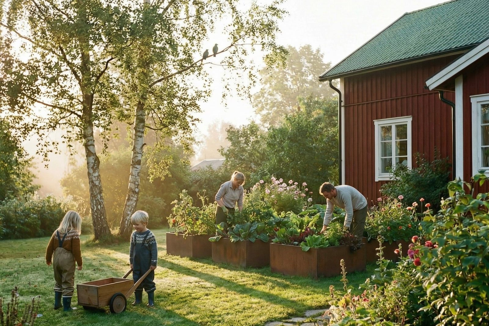 Cortenstål til hytte, feriehus og kolonihage - en guide til lite vedlikehold og et vakkert uttrykk