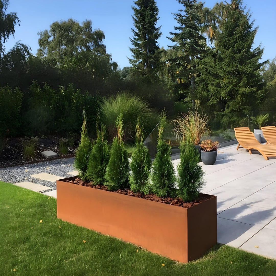 Plantekasse, rektangulær modell, 30 cm bred og 50 cm høy