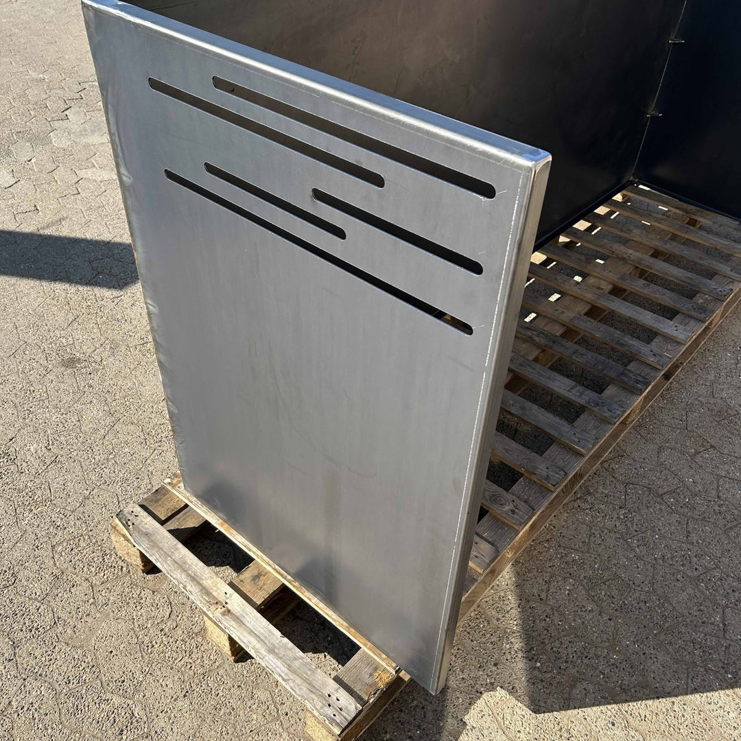 Søppelkasseskjuler cortenstål  - designmodell