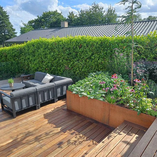 Spesialmål: Plantekasser lang modell +200 cm (uten bunn)