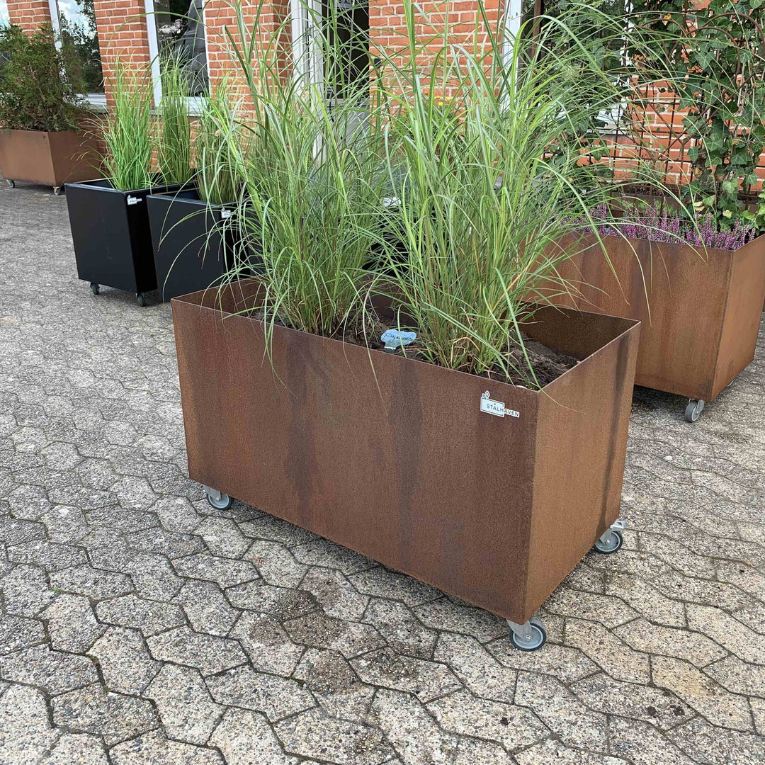 Plantekasse med hjul