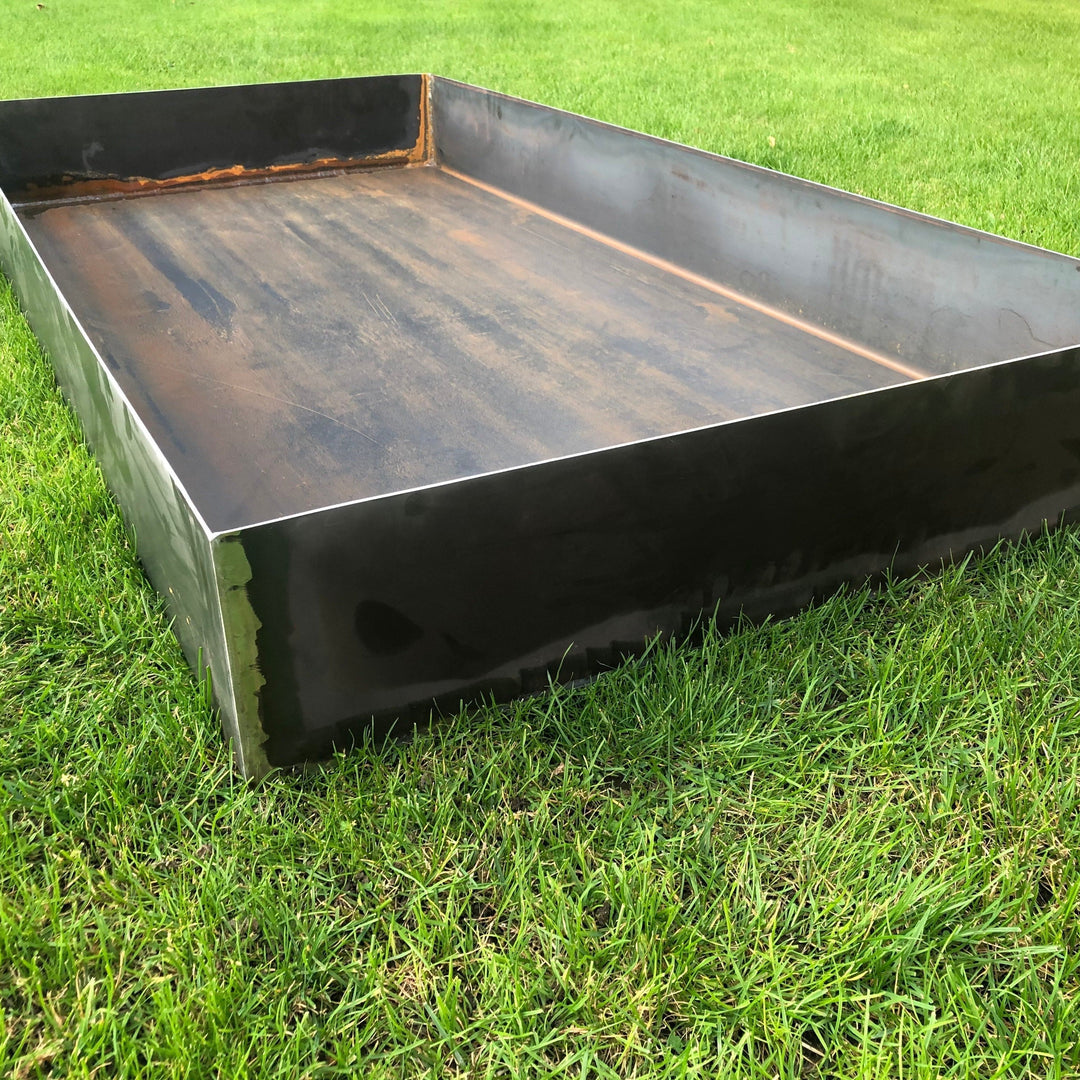 Speilbasseng 200 x 100 cm, cortenstål