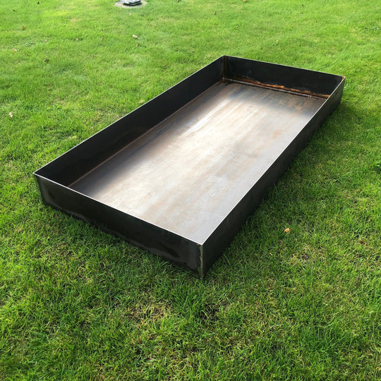 Speilbasseng 200 x 100 cm, cortenstål