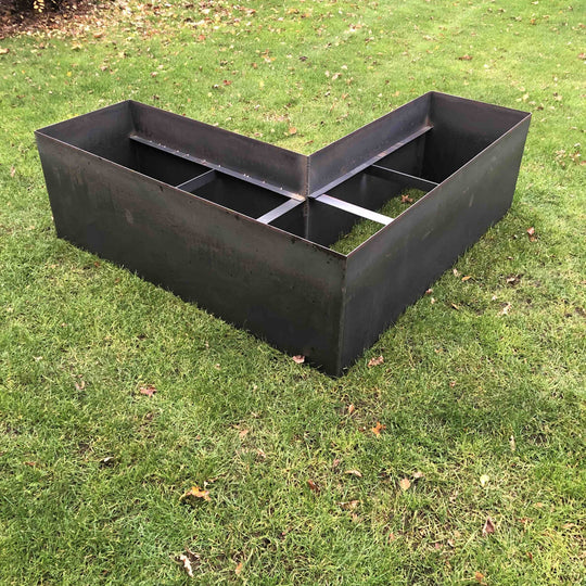 Hjørne-/vinkelplantekasse