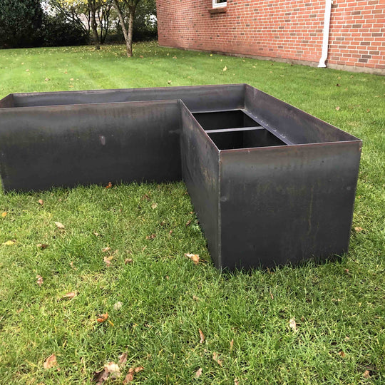 Hjørne-/vinkelplantekasse