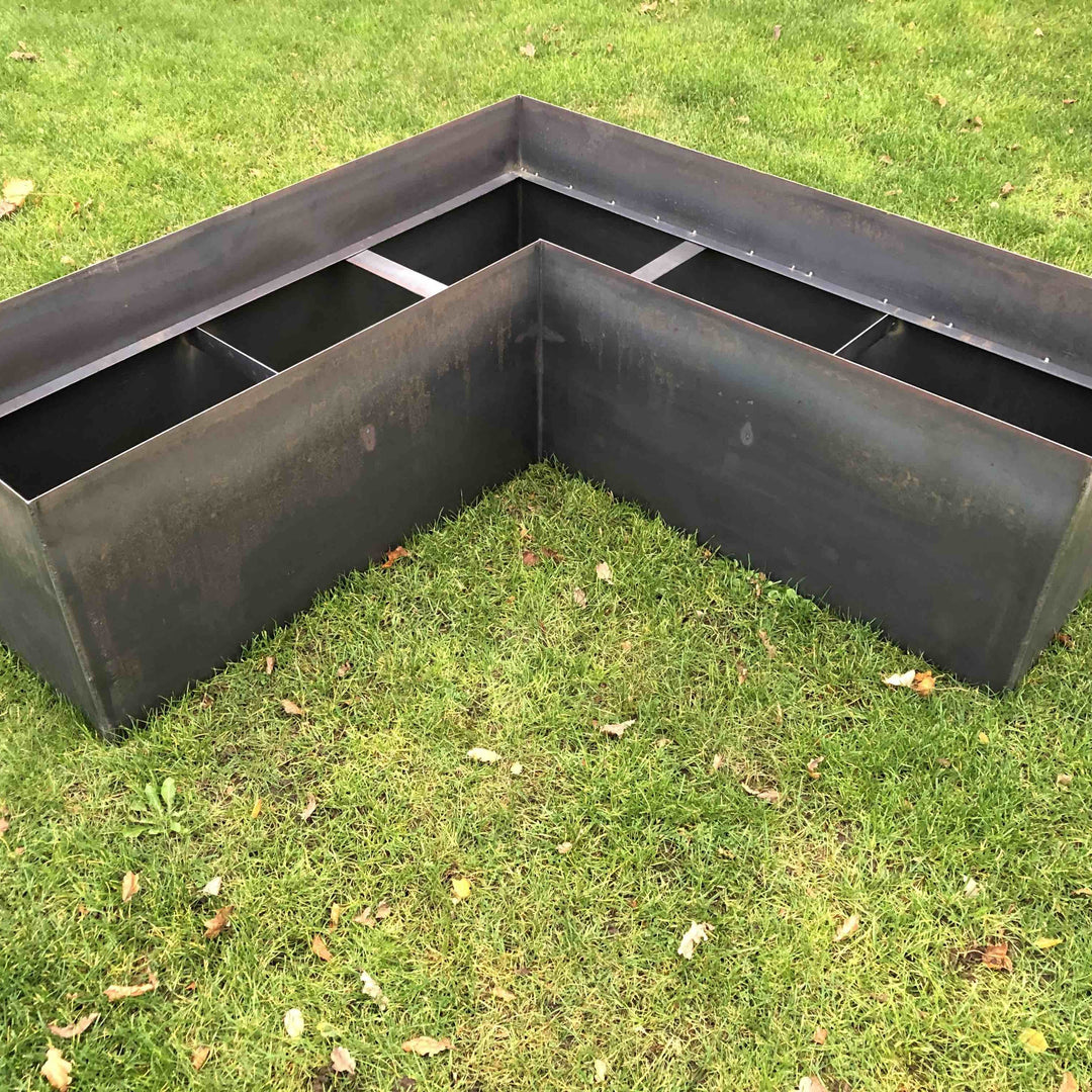 Hjørne-/vinkelplantekasse