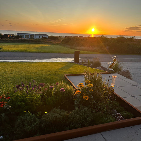 Bøyd bedkant 3 mm cortenstål