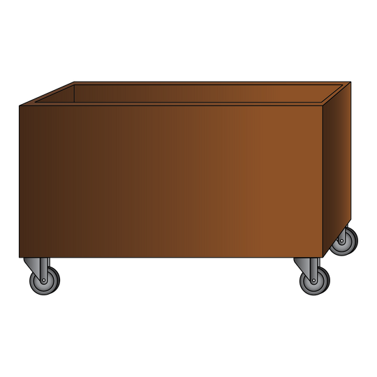 Plantekasse med hjul