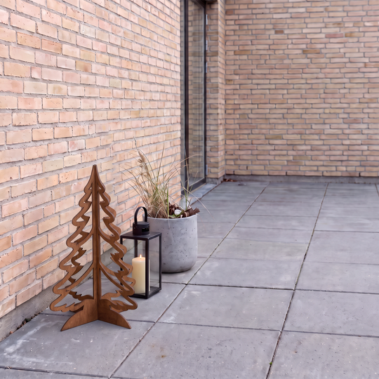 Juletre i cortenstål