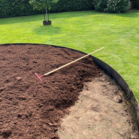 Sirkelbed i 3 mm cortenstål – standardmodell