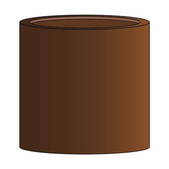 Spesialmål: Runde plantekasser med bunn