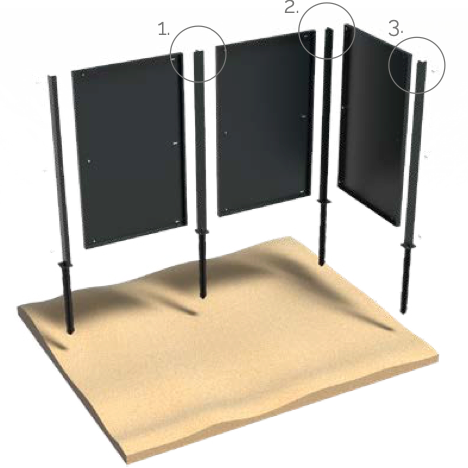 Gjerde i cortenstål med utskjæring: Klatreplante