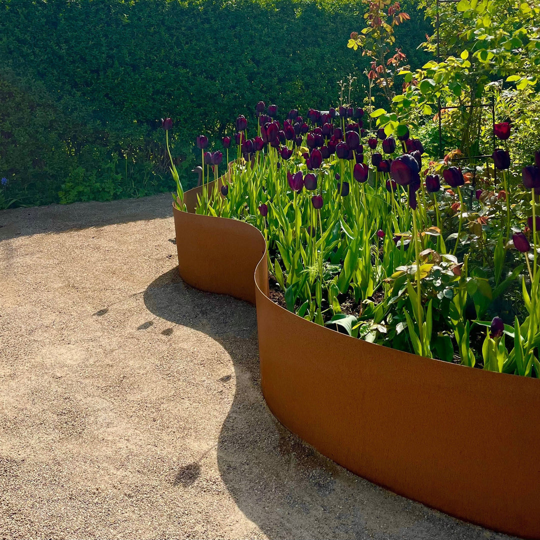 Spesialmål: Bedkant 2 mm cortenstål