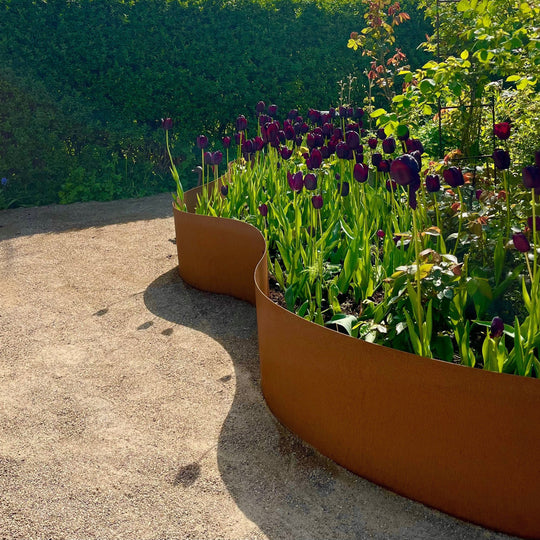 Spesialmål: Bedkant 2 mm cortenstål